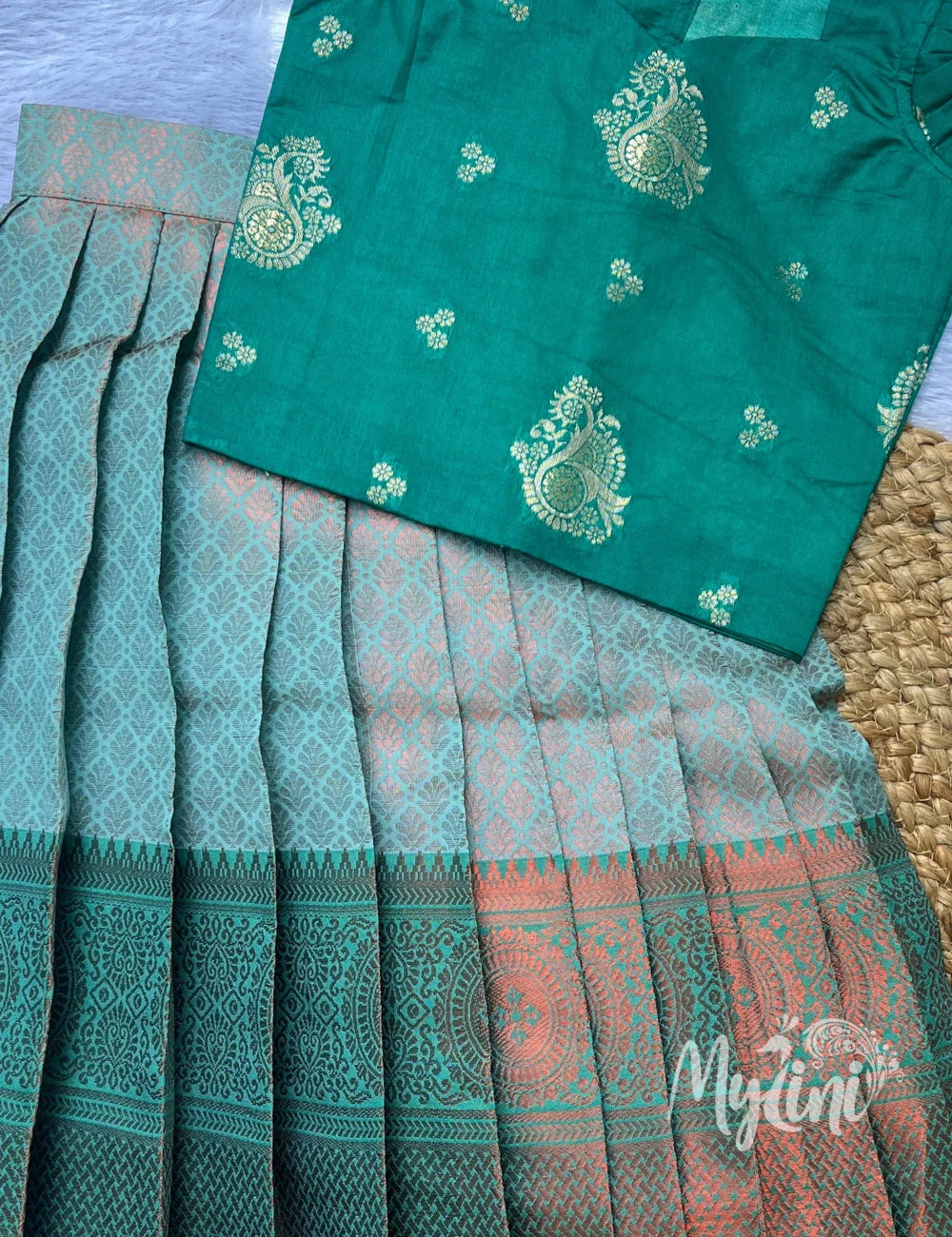 Emerald Classic Pattupavadai - mylini