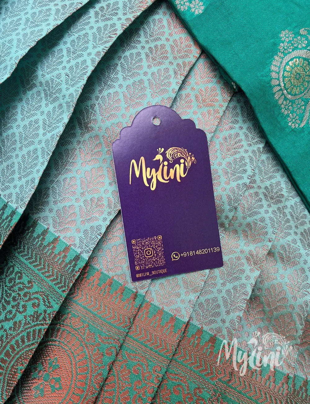 Emerald Classic Pattupavadai - mylini